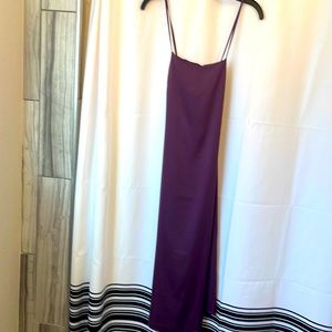 Madewell purple satin dress